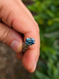 Emerald Cut Teal Sapphire 1.15ct
