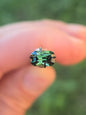 Emerald Cut Teal Sapphire 1.17ct