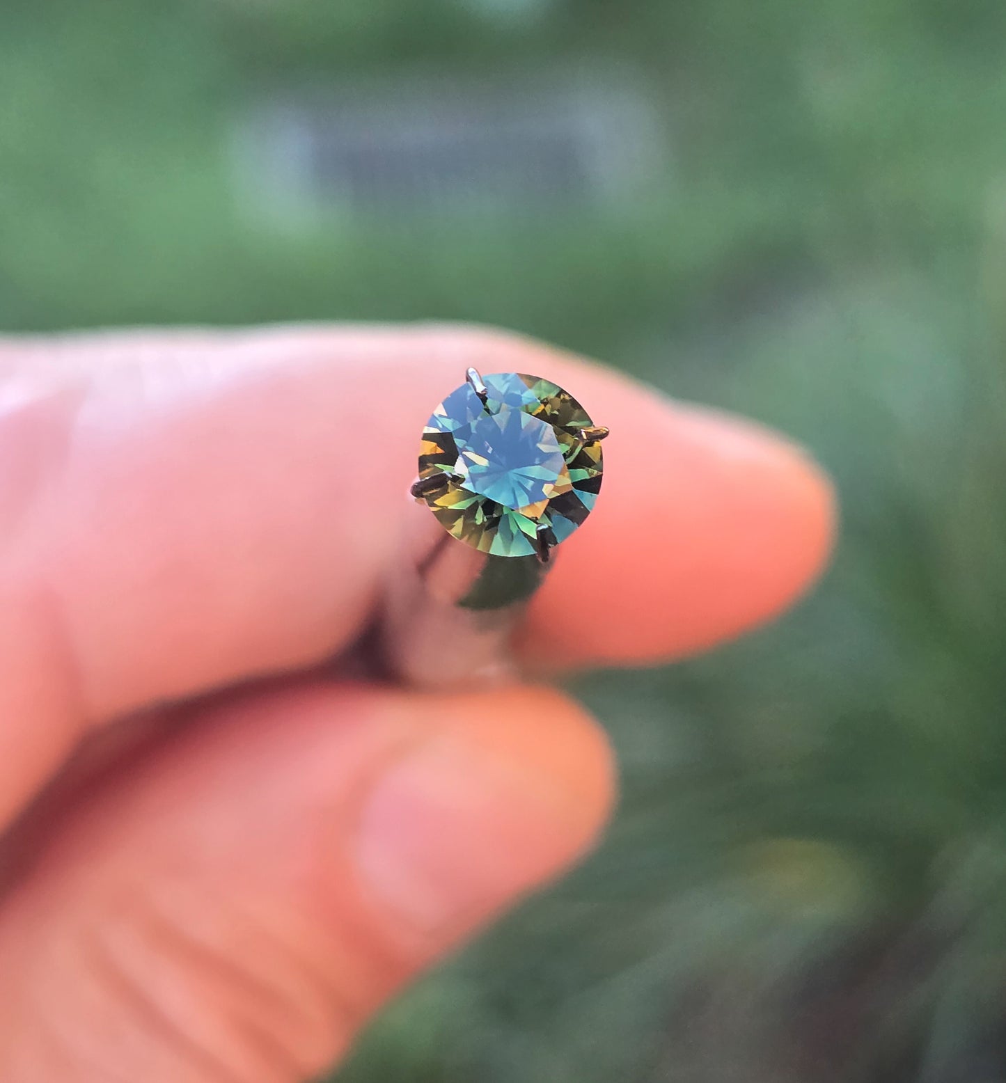 Round Teal Sapphire 1.62ct