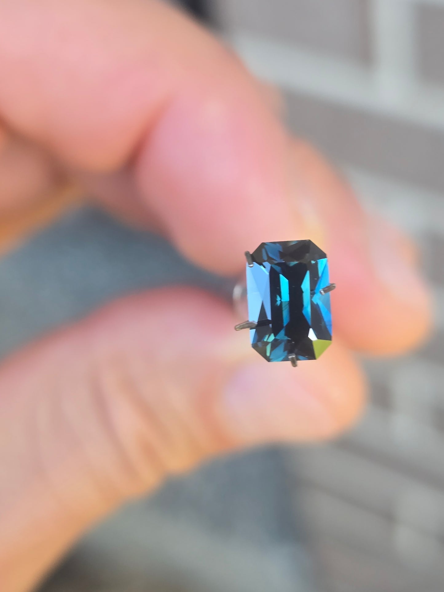 Emerald Cut Blue Sapphire 2.33ct