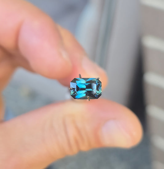 Emerald Cut Blue Sapphire 2.33ct