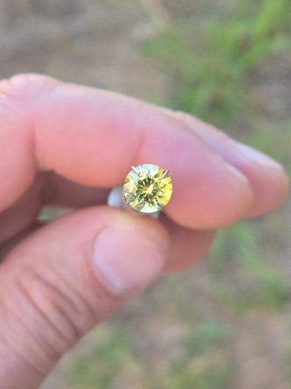 Round Parti Sapphire (No Heat) 2.05ct