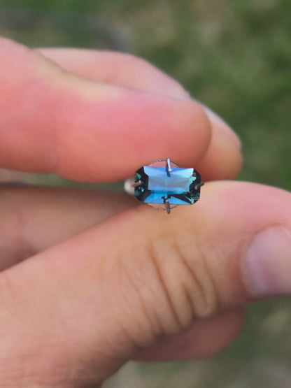 Emerald Cut Blue Sapphire 1.44ct