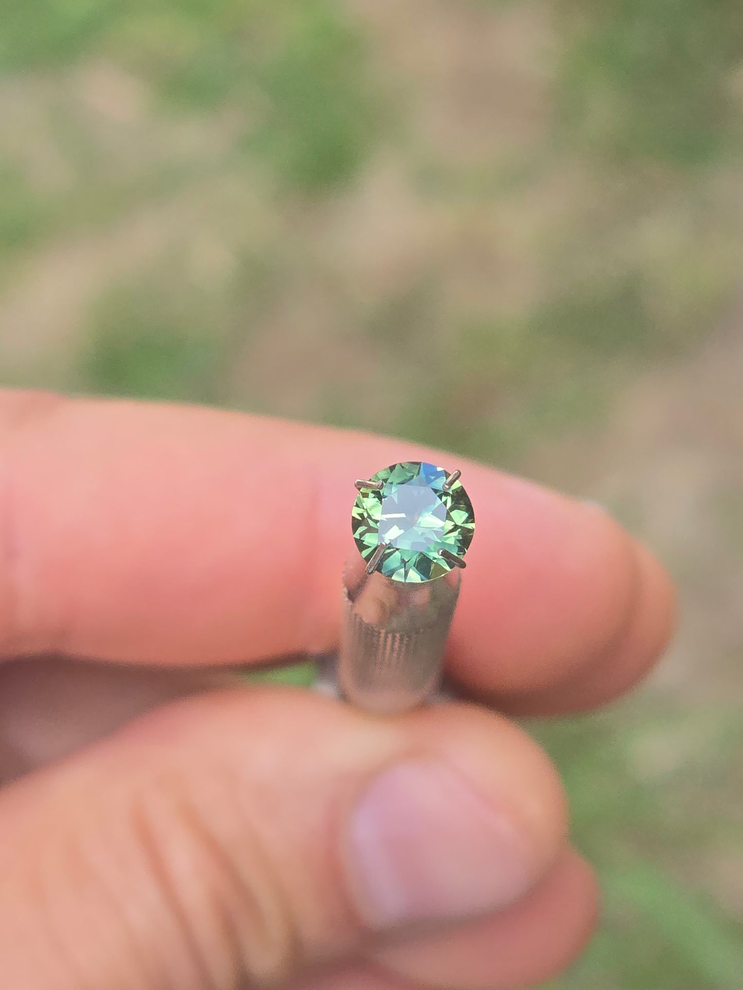 Round Teal Sapphire 1.45ct