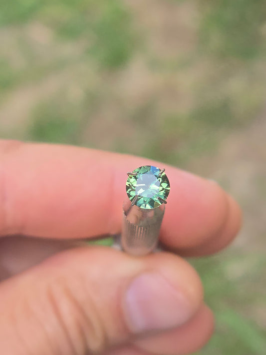 Round Teal Sapphire 1.45ct