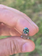 Round Cut Teal Sapphire 1.01ct