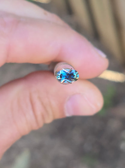 Oval Cut Teal Sapphire 0.69ct