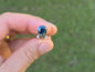 Unheated Round Blue Sapphire  cut 1.6ct