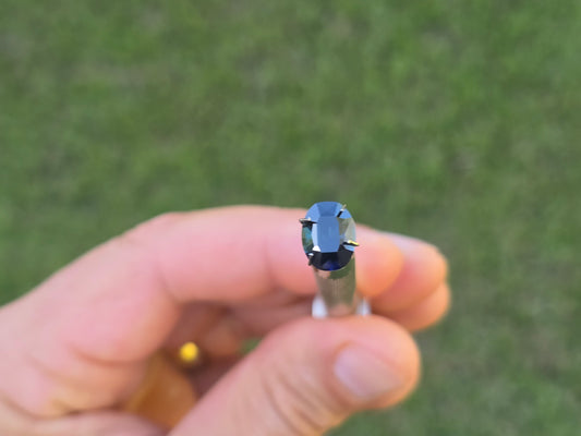 Oval Cut Midnight Blue 3.4ct
