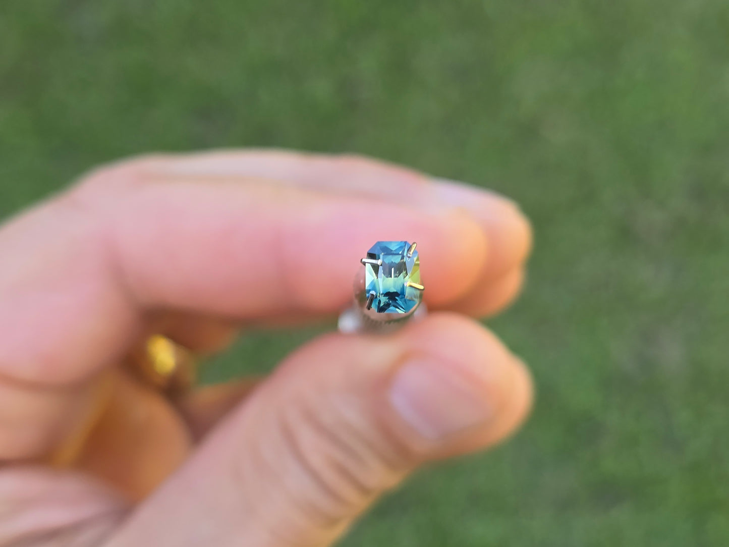 Emerald Cut Party Sapphire NO HEAT .975ct