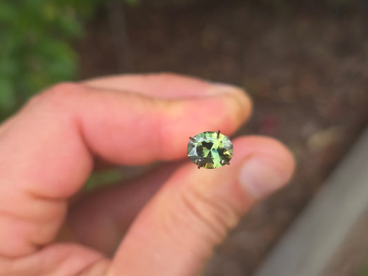 Oval Cut Parti Sapphire 1.93ct