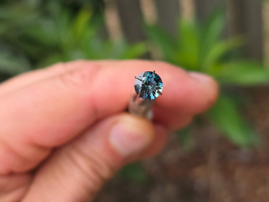 Round Cut Blue Sapphire 1.45ct