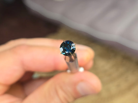 Round Cut Ocean Bule Sapphire 1.84ct