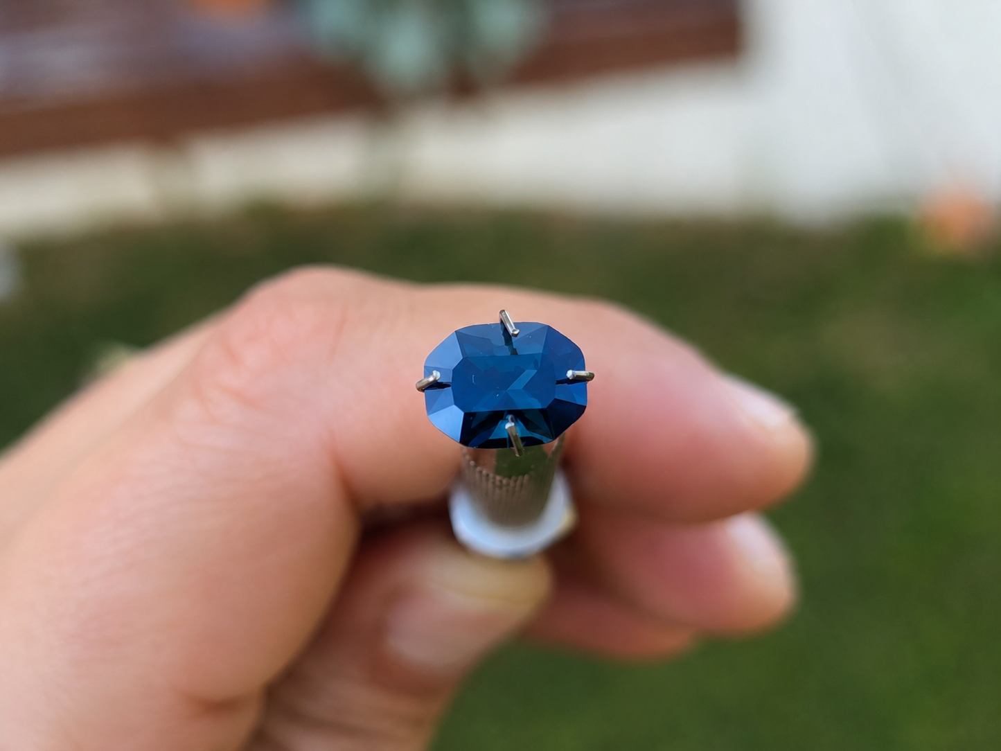 Oval Cut Midnight Blue Sapphire 2.04ct