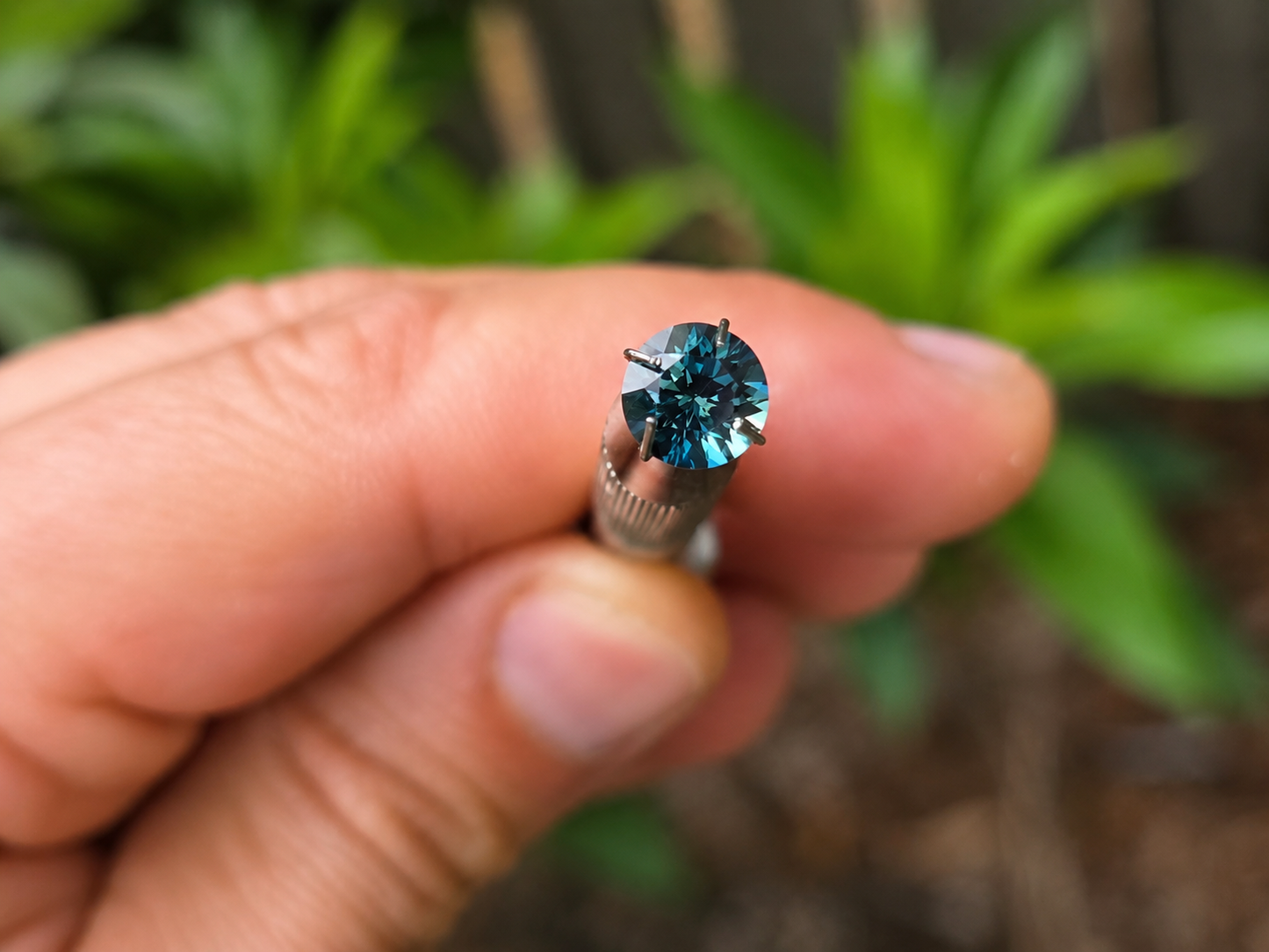 Round Cut Blue Sapphire 1.45ct