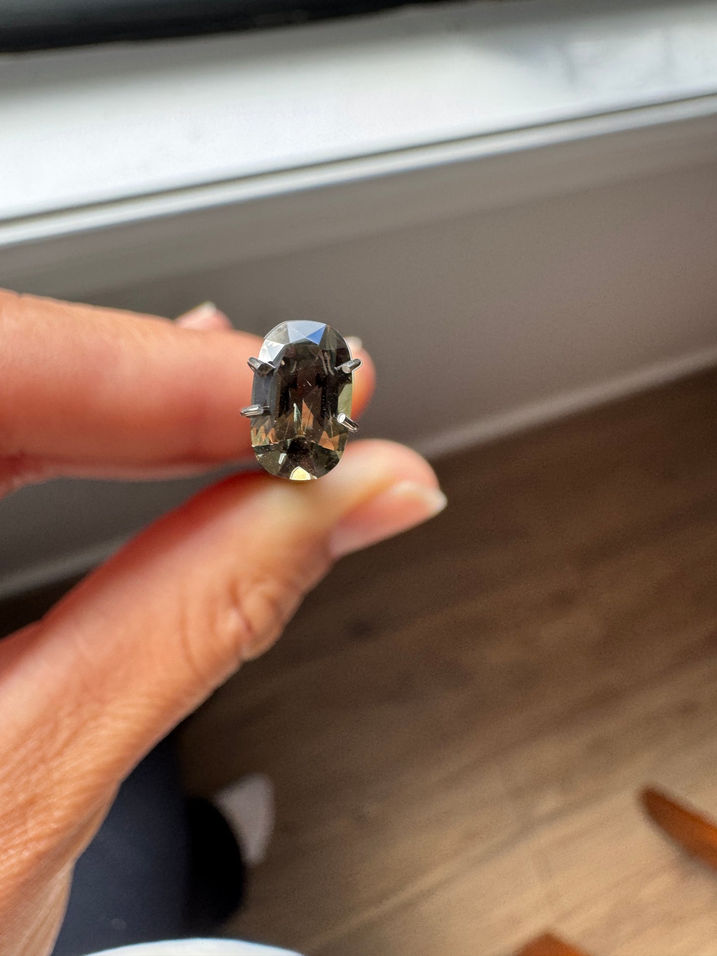 Emerald Cut Colour Change No Heat Sapphire 1.04ct