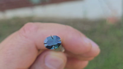 Ovel Cut Midnight Blue Sapphire 2.04ct