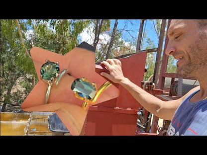 Emerald Cut Parti Sapphire 1.82ct