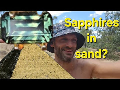 Emerald Cut Parti Sapphire 1.11ct