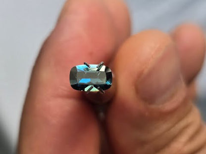 Emerald Cut Blue Sapphire 1.35ct